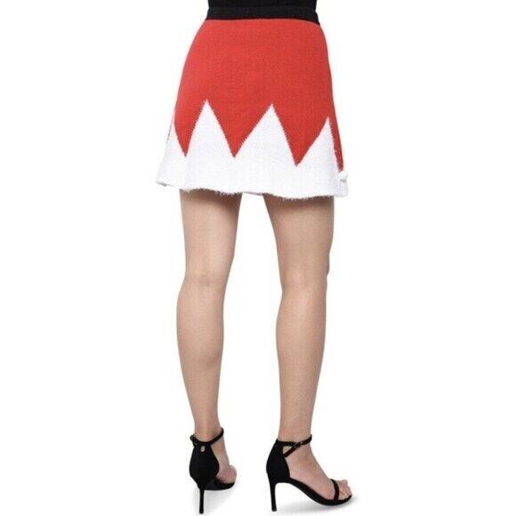 Planet Gold Holiday Christmas skirt junior size L A000373 - Picture 2 of 3
